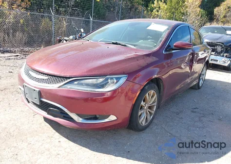 2015 Chrysler 200 C из США, поврежденный, VIN 1C3CCCCG8FN553302